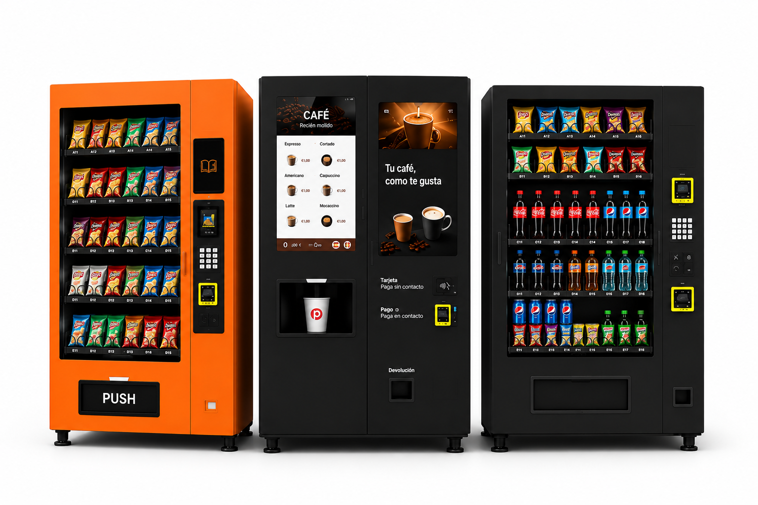 valor agregado 01 Soluciones vending café snacks Pure Vending Chile